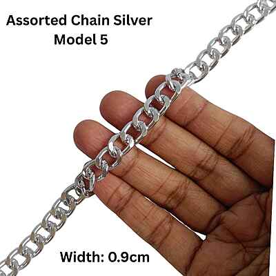 Bag Chain Assorted - Silver- Without hook Bag Chain Assorted - Silver- Without hook
