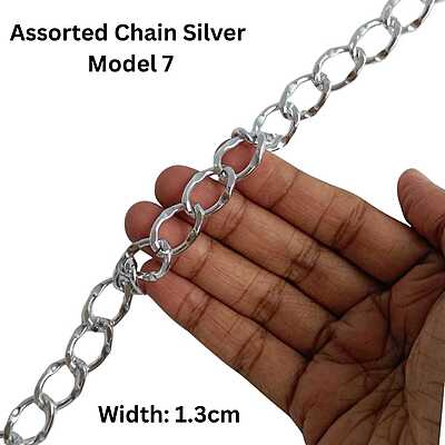 Bag Chain Assorted - Silver- Without hook Bag Chain Assorted - Silver- Without hook
