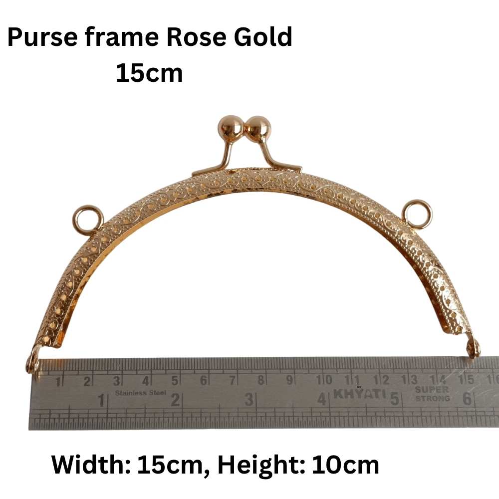 Purse frame Rose Gold