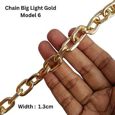 Bag Chain Assorted Big- Light Gold- Without hook Bag Chain Assorted Big- Light Gold- Without hook