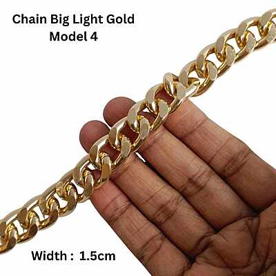 Bag Chain Assorted Big- Light Gold- Without hook Bag Chain Assorted Big- Light Gold- Without hook