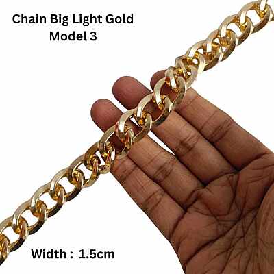 Bag Chain Assorted Big- Light Gold- Without hook Bag Chain Assorted Big- Light Gold- Without hook