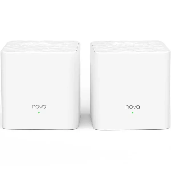 Tenda MW3 Whole Home Mesh WiFi System, Dual Band AC1200 Mbps Router Replacement for Smart Home (White, Pack of 2) Tenda MW3 Whole Home Mesh WiFi System, Dual Band AC1200 Mbps Router Replacement for Smart Home (White, Pack of 2)