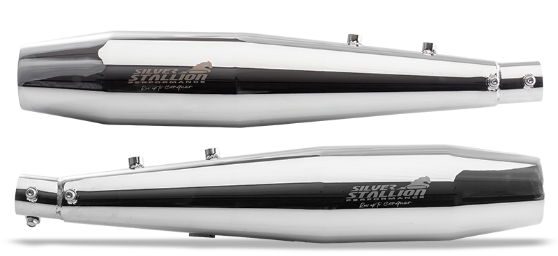 Silver Stallion Slip-On Exhaust for Royal Enfiield Interceptor 650 / Continental GT 650