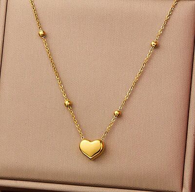 Anti Tarnish Heart Themed Pendant