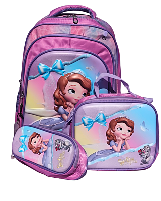 3D cartoon print Cinnamoroll Three Piece Set Schoolbag Large Capacity Melody Lightweight Waterproof Schoolbag Lunch Bag Pencil Case 3 in set 3D cartoon print Cinnamoroll Three Piece Set Schoolbag Large Capacity Melody Lightweight Waterproof Schoolbag Lunch Bag Pencil Case 3 in set