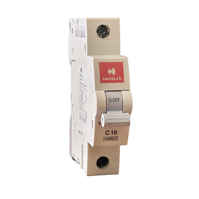DC MCB, 16A SP C Curve (White)