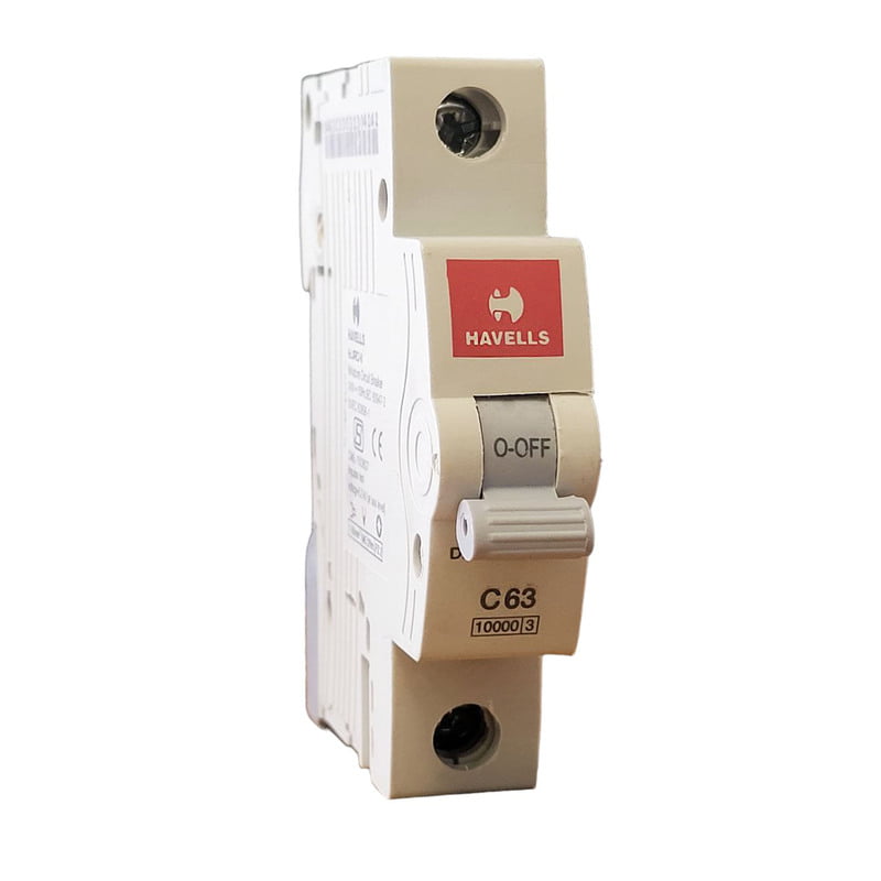 DC MCB, 63A SP C Curve (White)