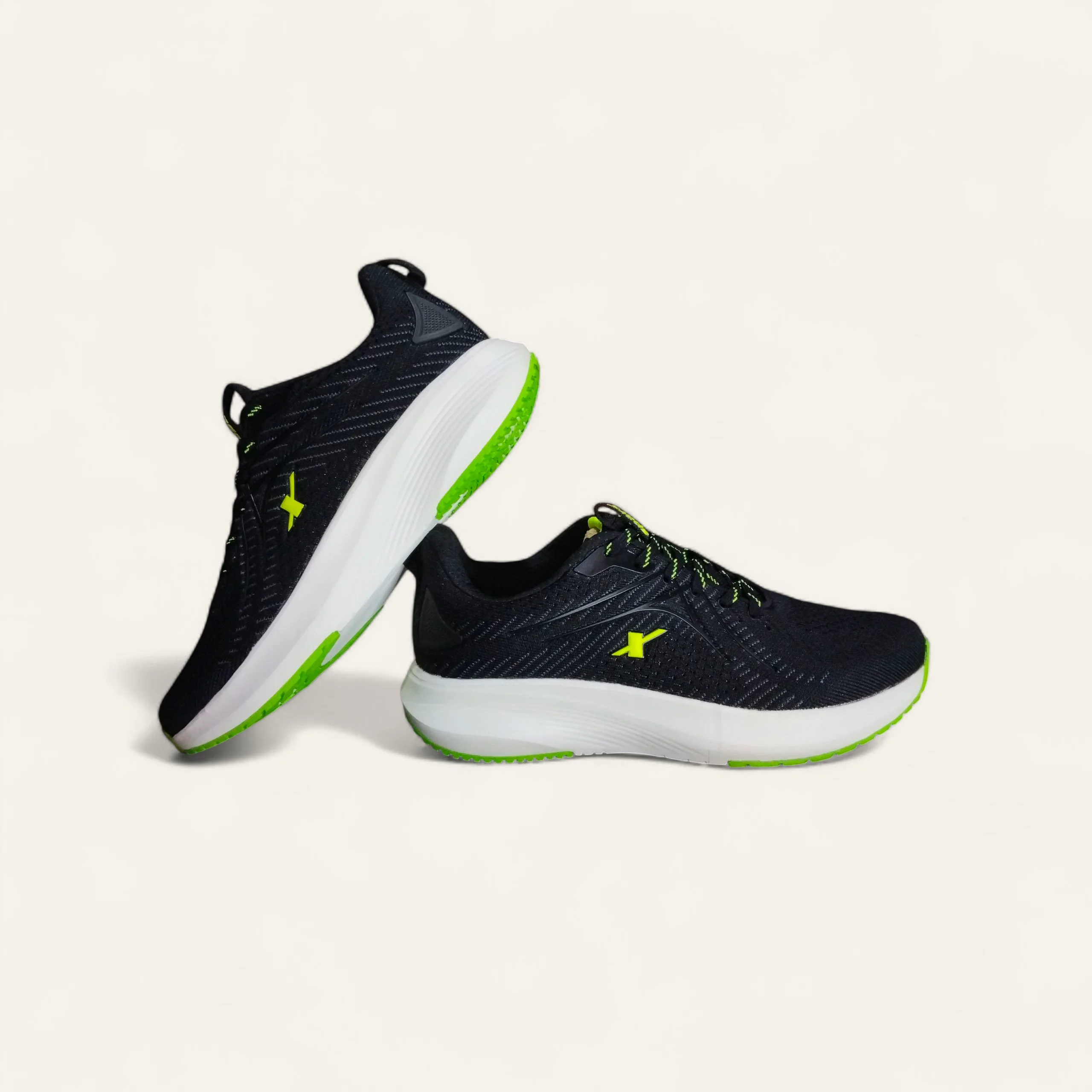 Sparx SM834 Black/N.Green - Men's Running Shoes Sparx SM834 Black/N.Green - Men's Running Shoes