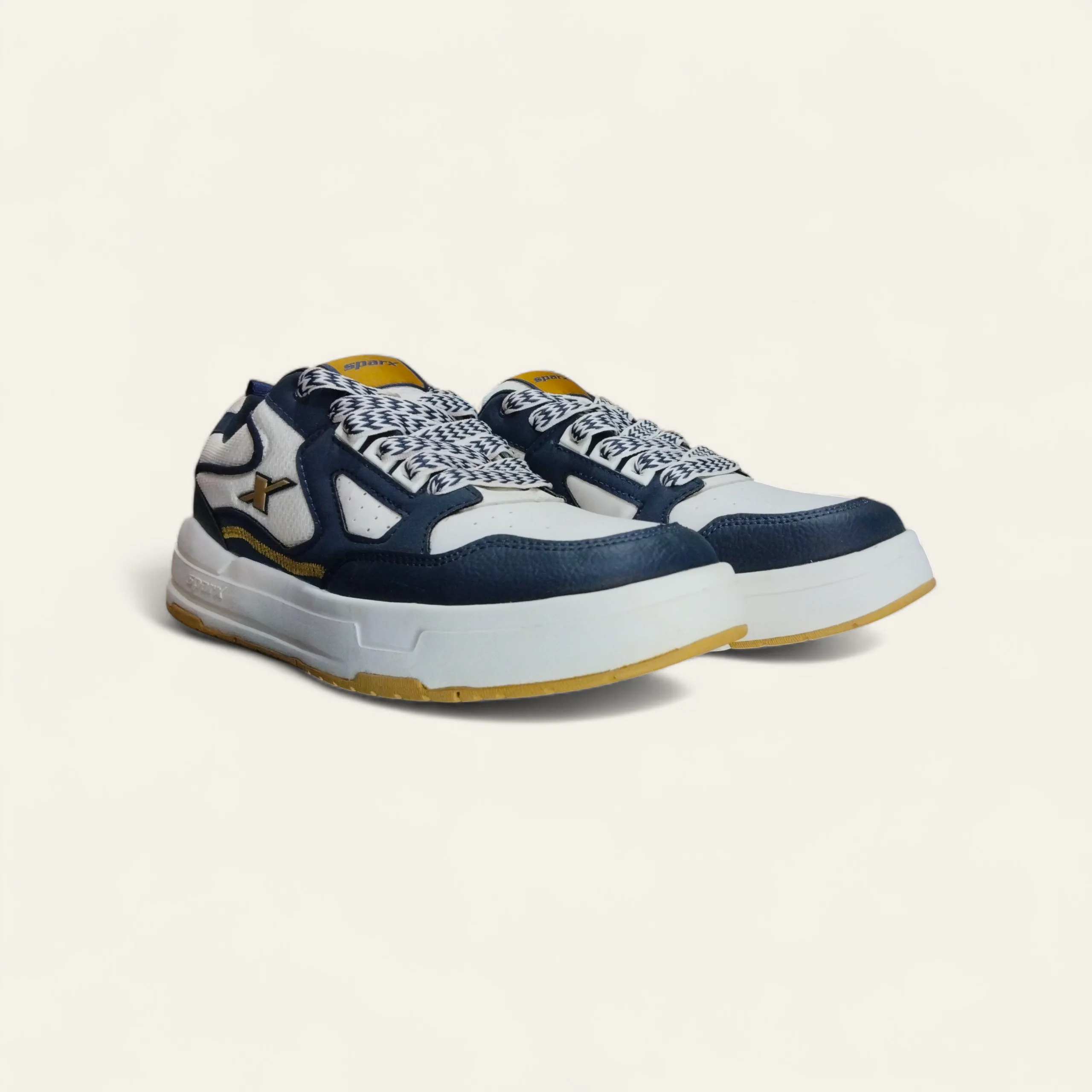 Sparx SM957 N.Blue/Gold - Men's Casual Sneakers Sparx SM957 N.Blue/Gold - Men's Casual Sneakers
