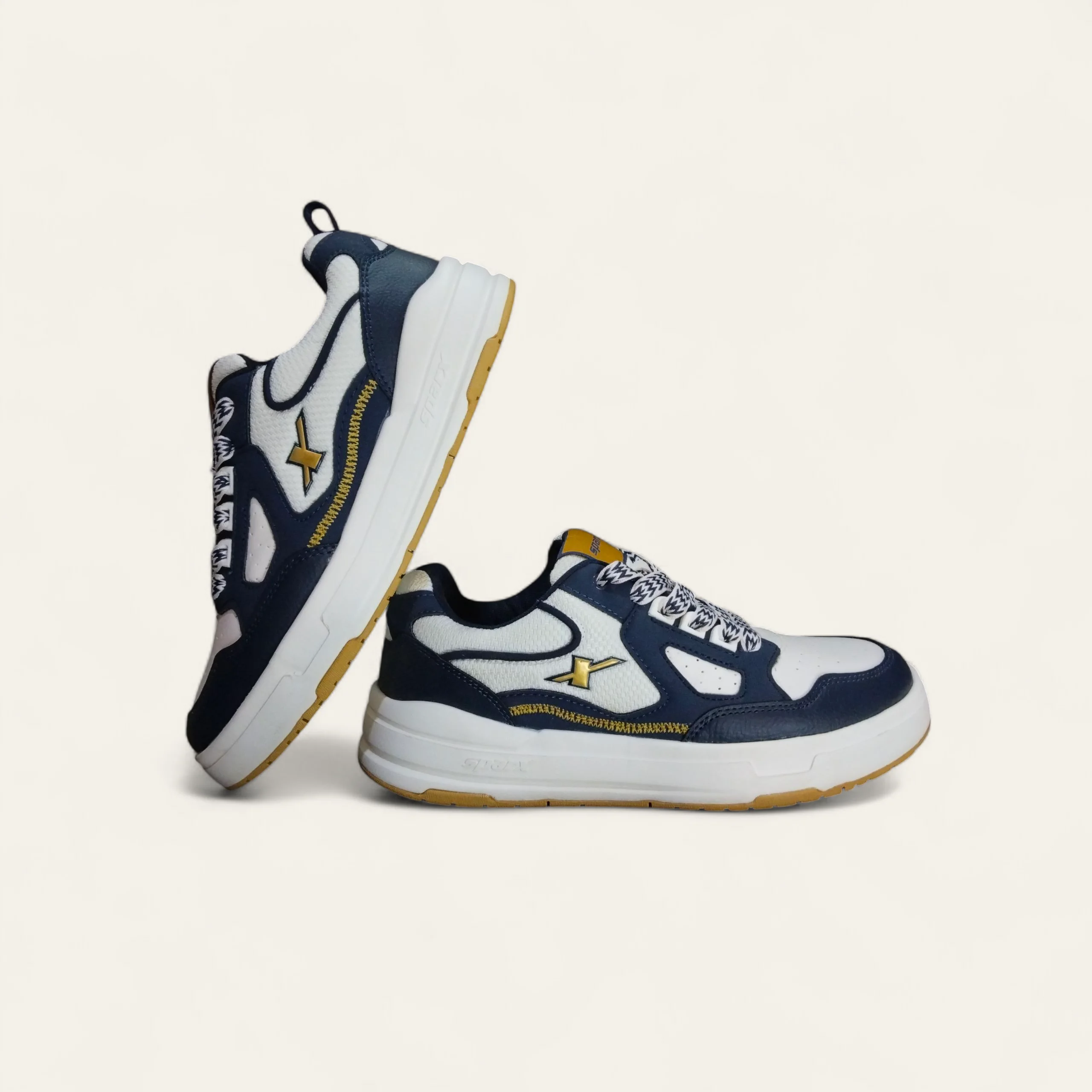 Sparx SM957 N.Blue/Gold - Men's Casual Sneakers Sparx SM957 N.Blue/Gold - Men's Casual Sneakers