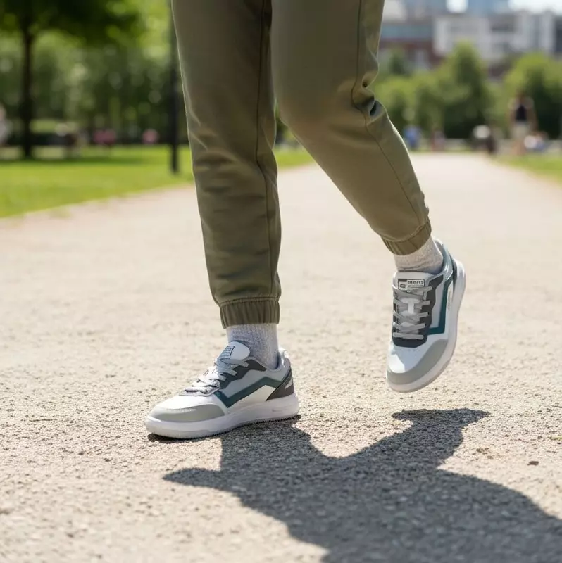 Speed Everyday White/Grey - Men's Casual Sneakers