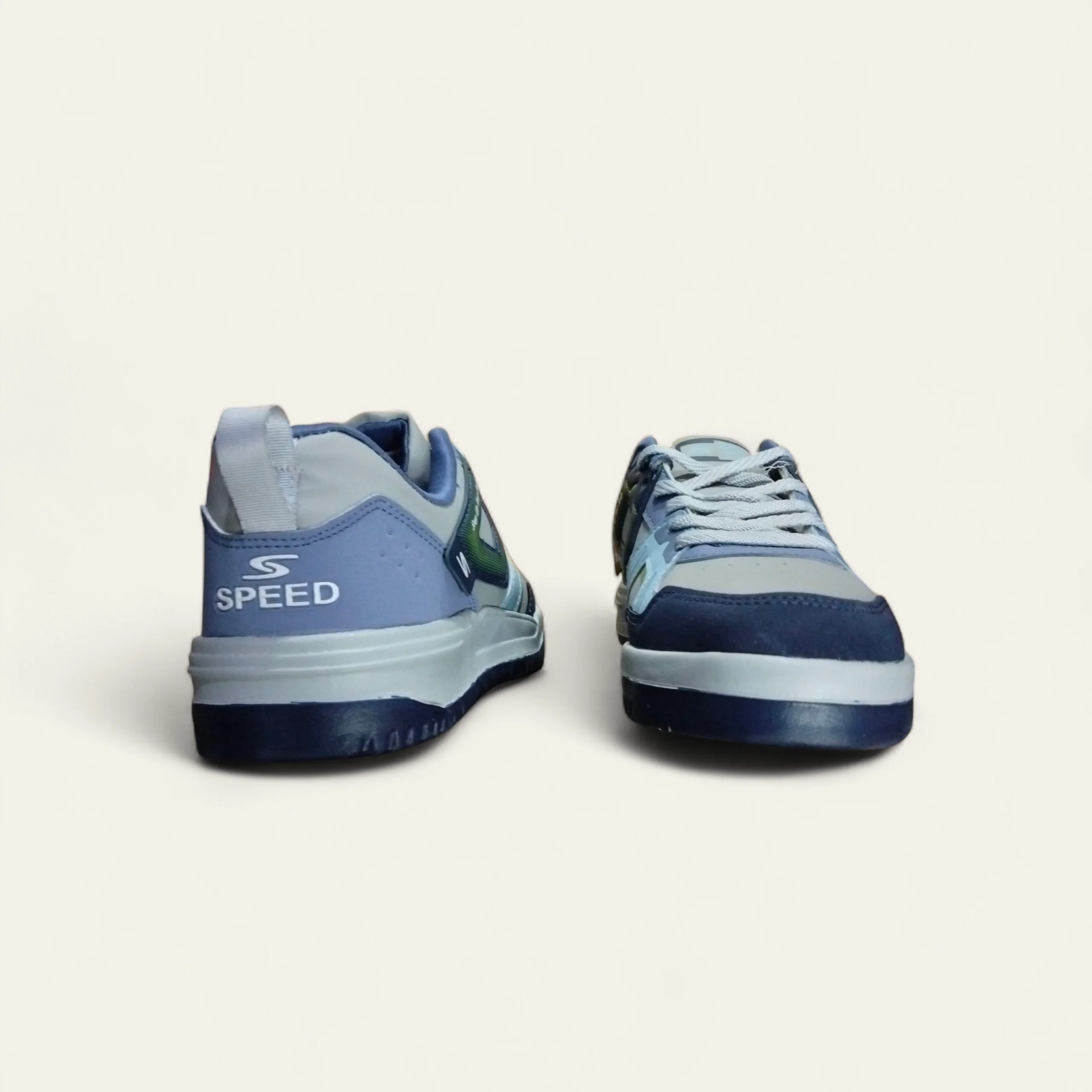 Speed Splash Grey/Blue - Men's Casual Sneakers Speed Splash Grey/Blue - Men's Casual Sneakers