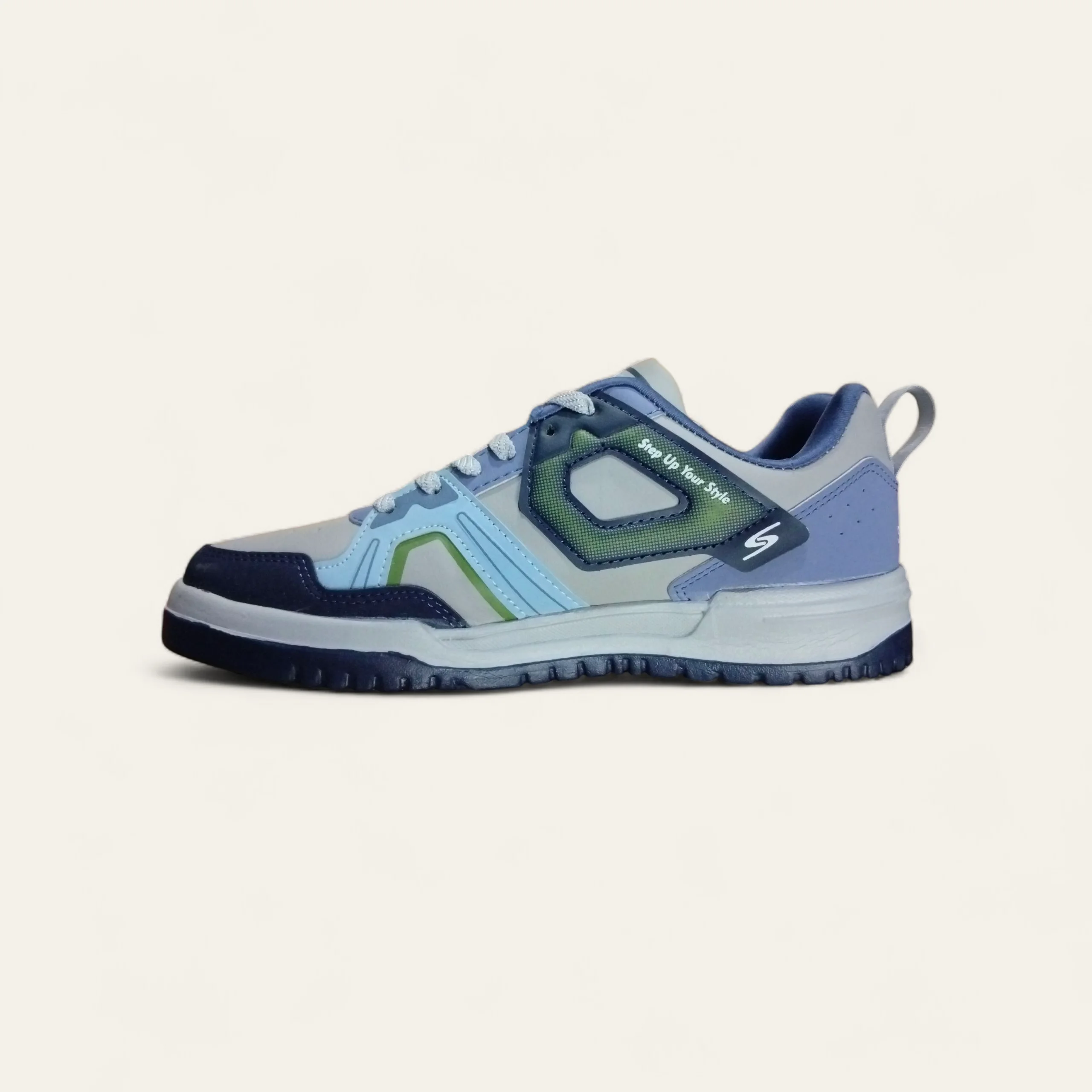 Speed Splash Grey/Blue - Men's Casual Sneakers Speed Splash Grey/Blue - Men's Casual Sneakers