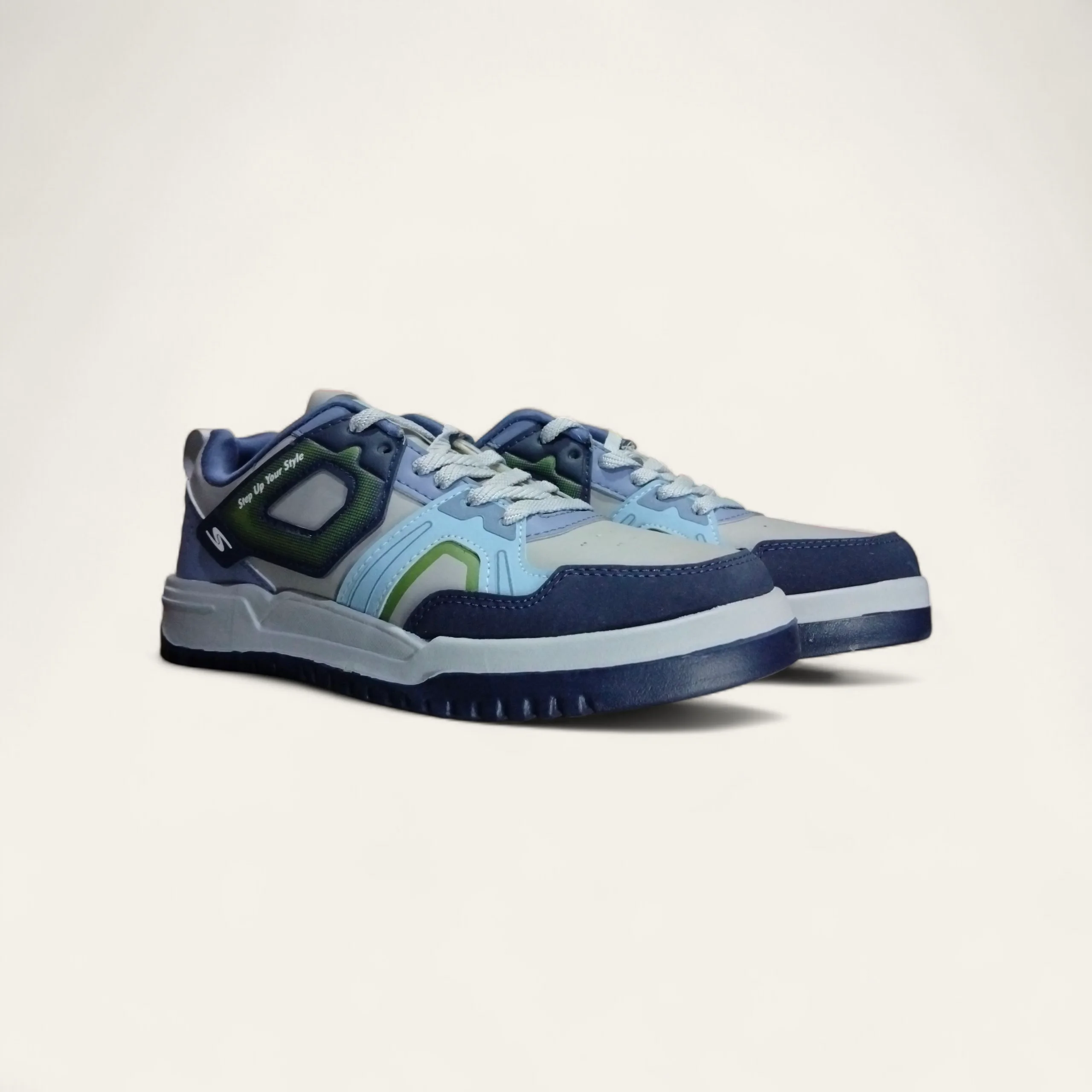 Speed Splash Grey/Blue - Men's Casual Sneakers Speed Splash Grey/Blue - Men's Casual Sneakers