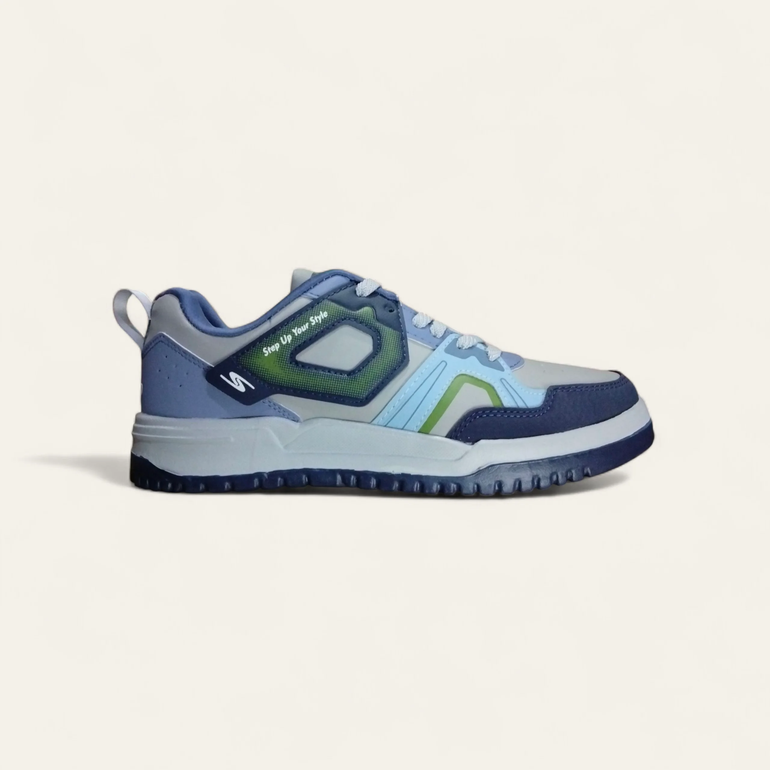 Speed Splash Grey/Blue - Men's Casual Sneakers Speed Splash Grey/Blue - Men's Casual Sneakers
