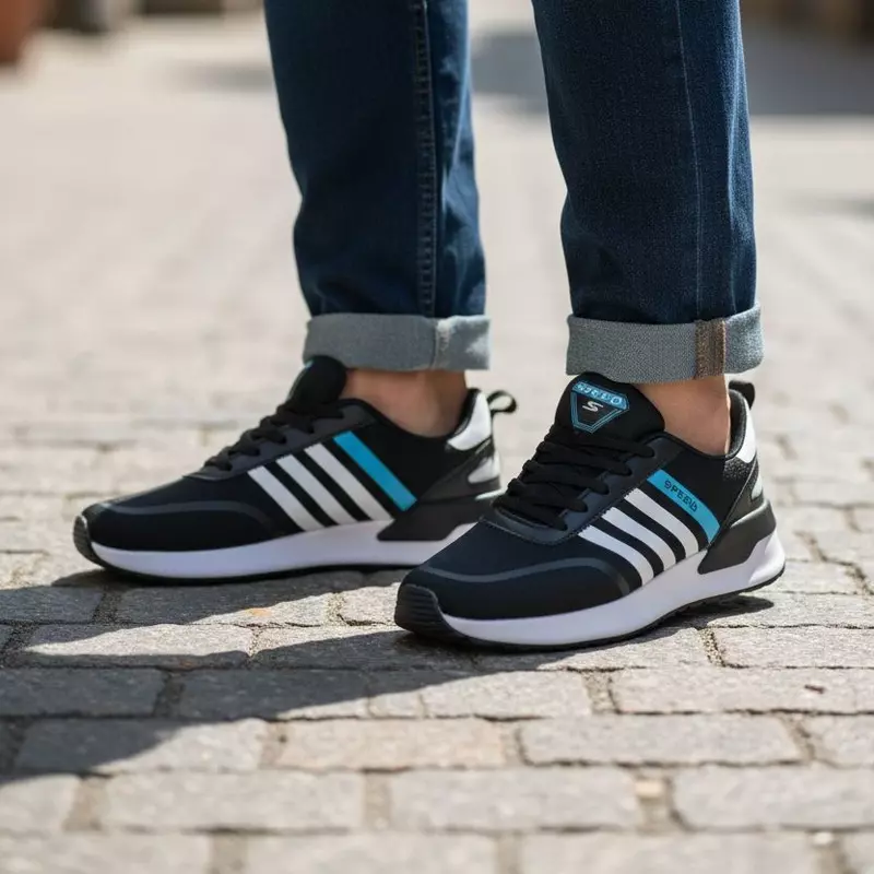 Speed Vitara Black/White - Men's Running Shoes