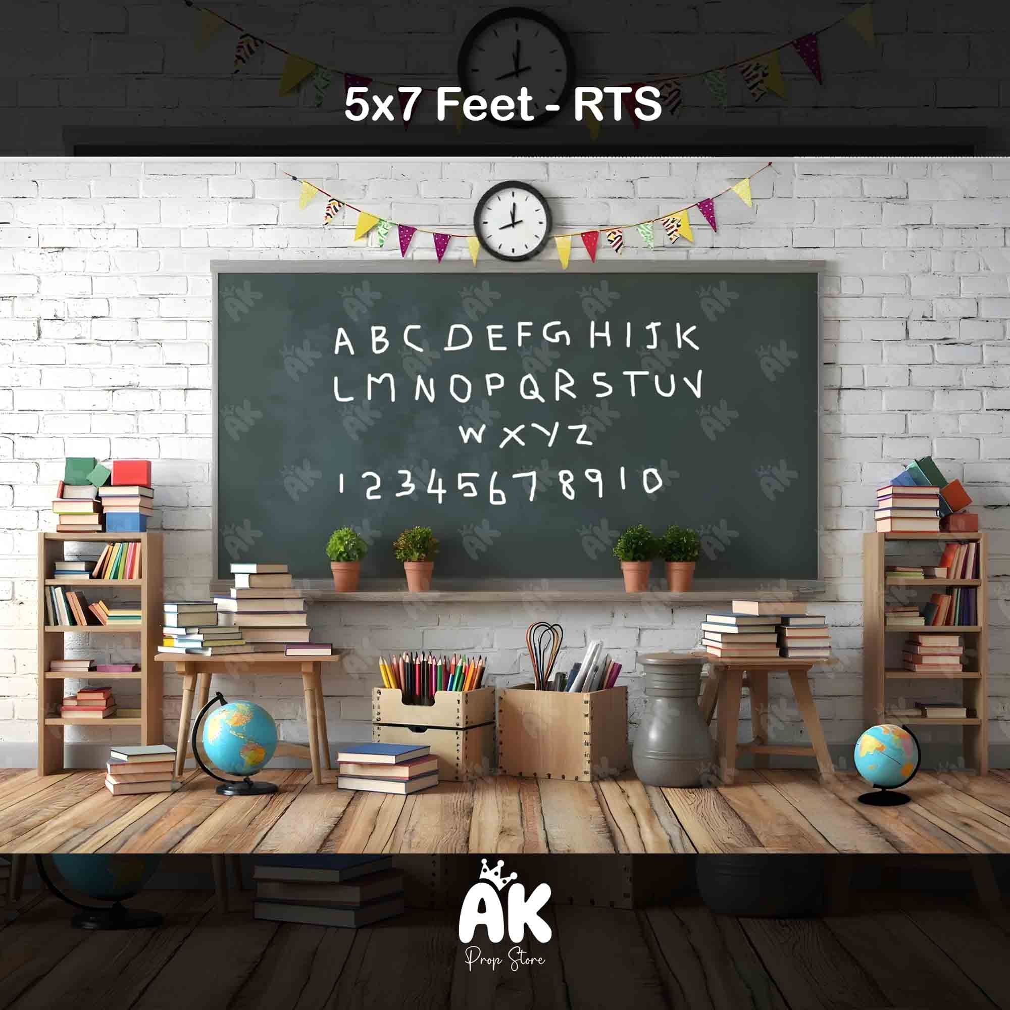 Busy Classroom - 5x7 Feet