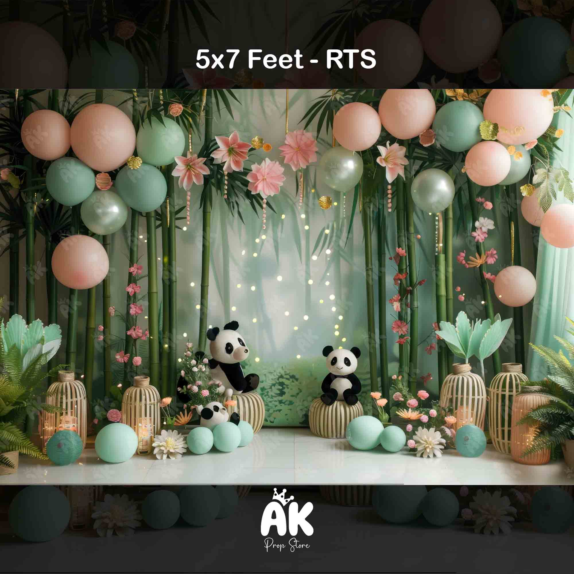 Panda Love - 5x7 Feet Panda Love - 5x7 Feet