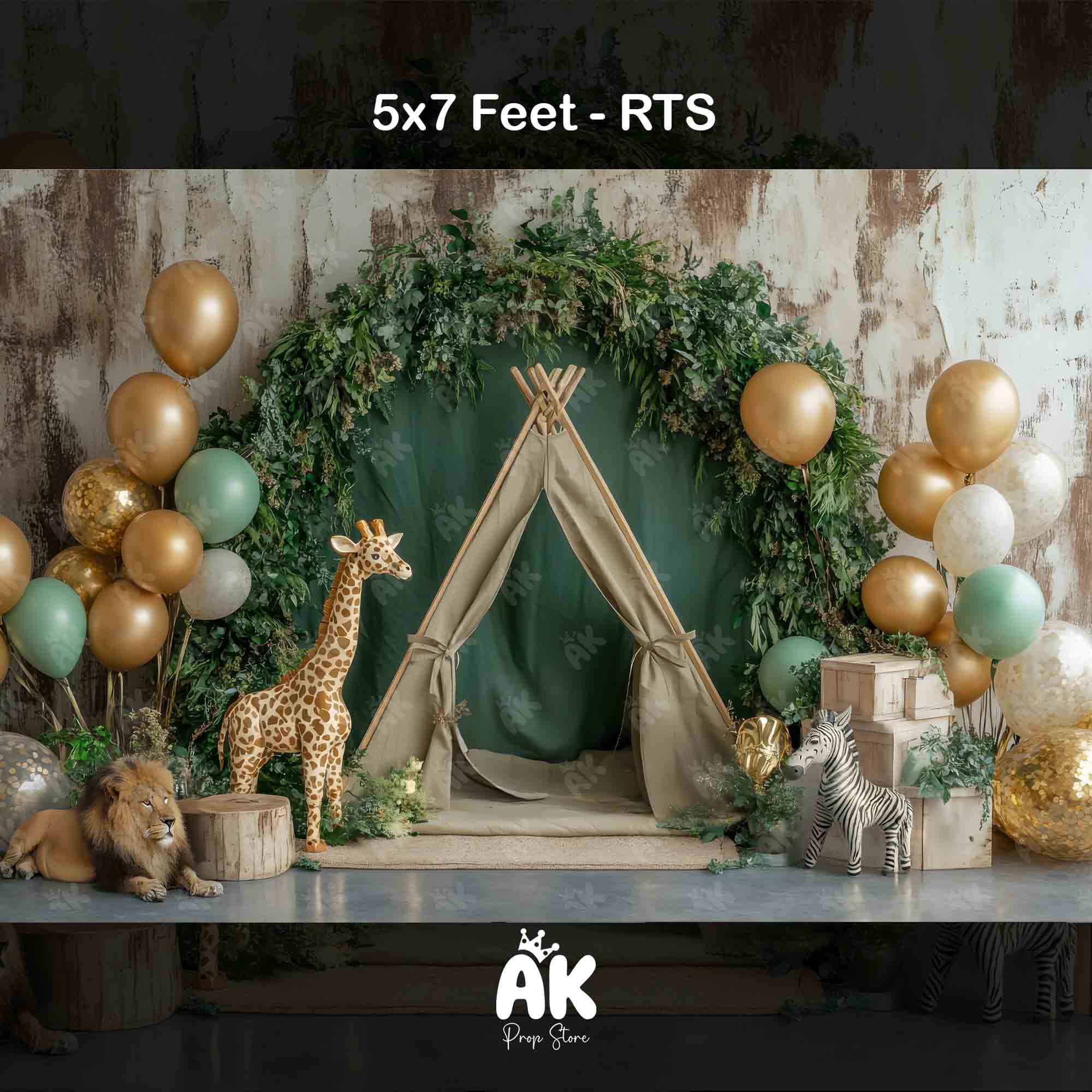 Safari Treats - 5x7 Feet