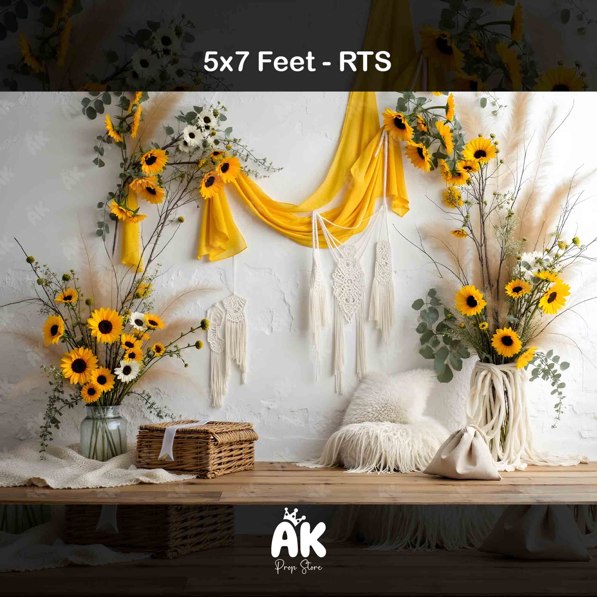 Sunflower Dreams - 5x7 Feet