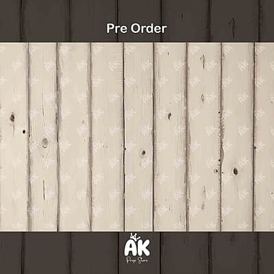 Cream Wood Planks (PRE-ORDER)