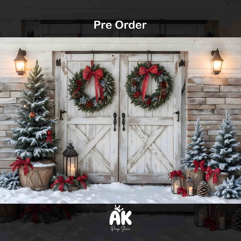 White Christmas Barn (PRE-ORDER)