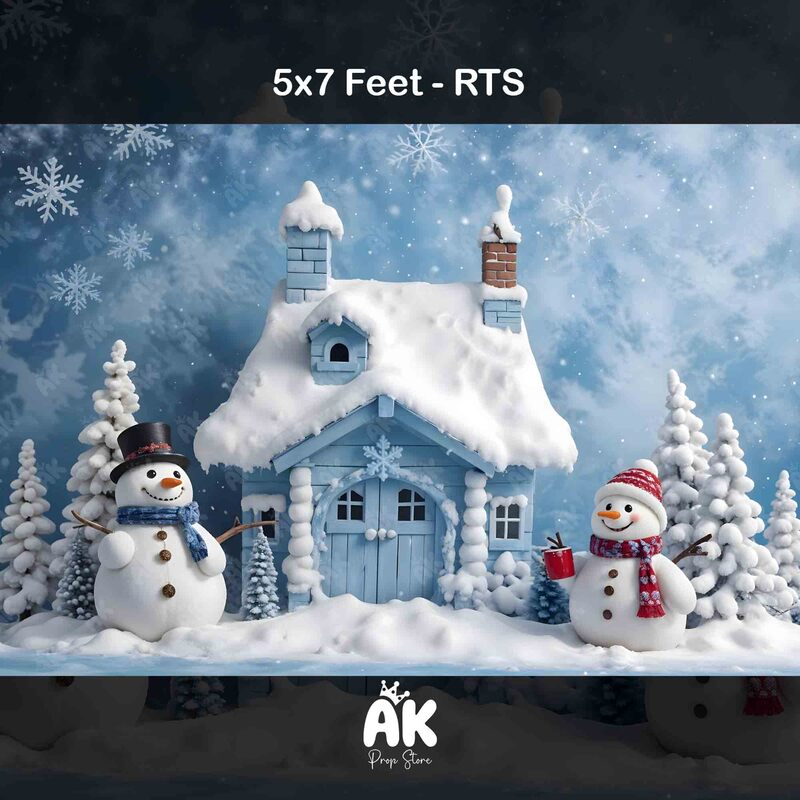Snowman Wonderland - 5x7 Feet