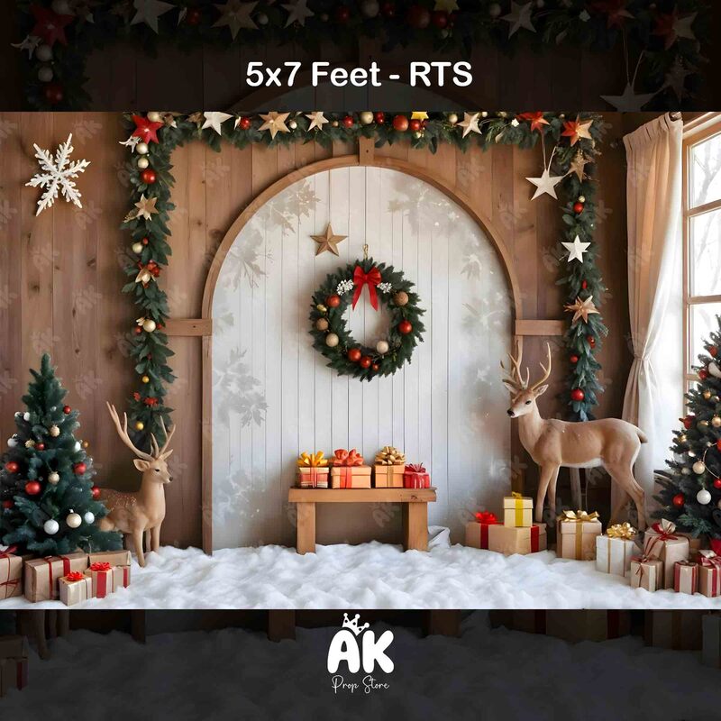 Reindeer Retreat - 5x7 Feet Reindeer Retreat - 5x7 Feet