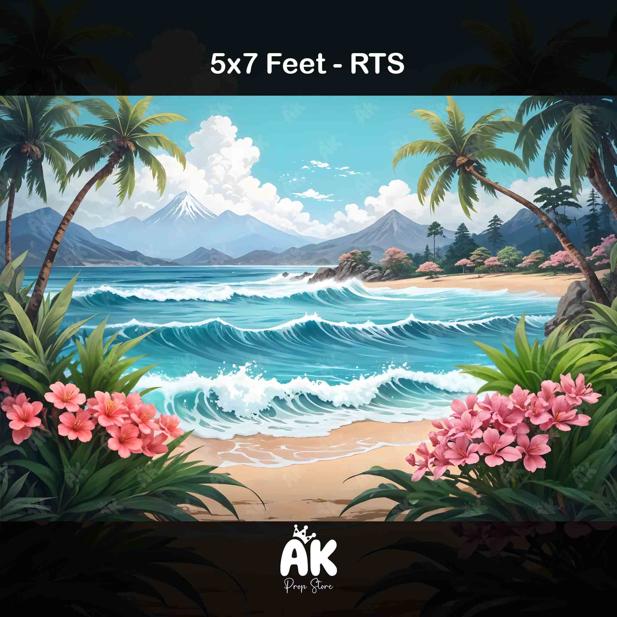 Tropical Island - 5x7 Feet Tropical Island - 5x7 Feet