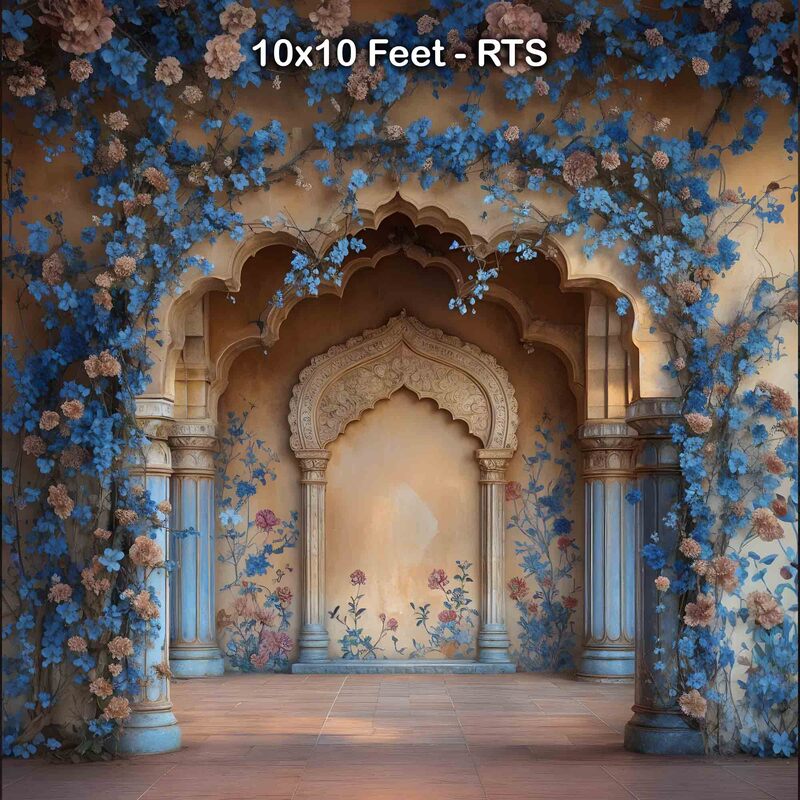 Royal Blue Archway - 10x10 Feet