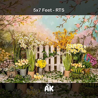 Blooming Pathway - 5x7 Feet