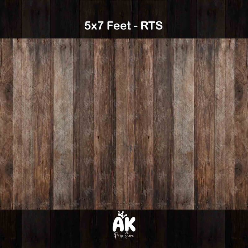 Country Wood Planks - 5x7 Feet