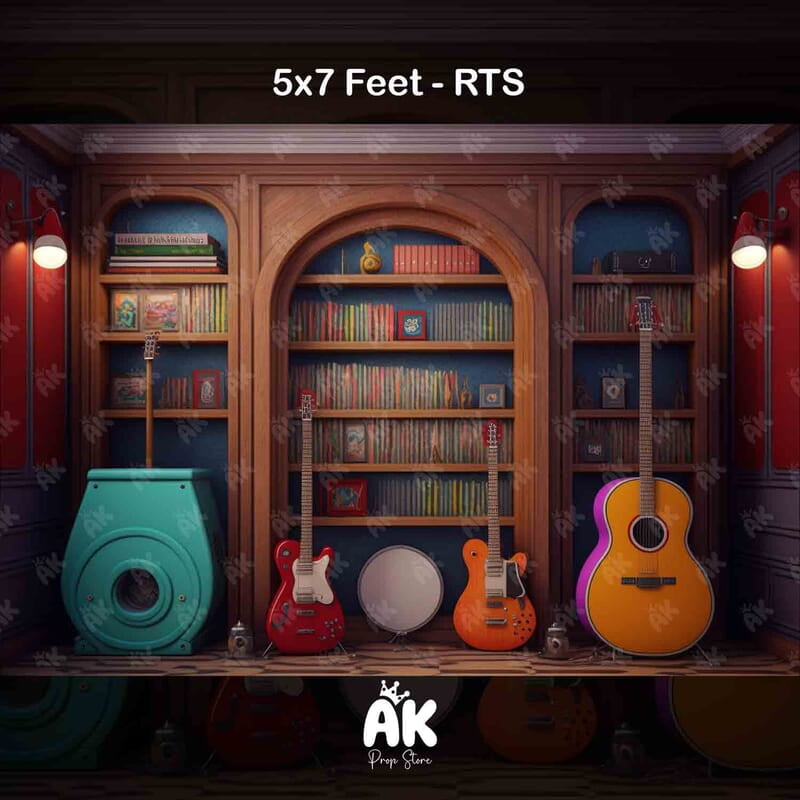 Guitar Wood Library - 5x7 Feet