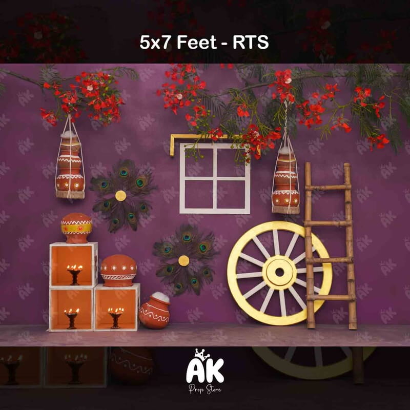 Purple Brindavan - 5x7 Feet Purple Brindavan - 5x7 Feet