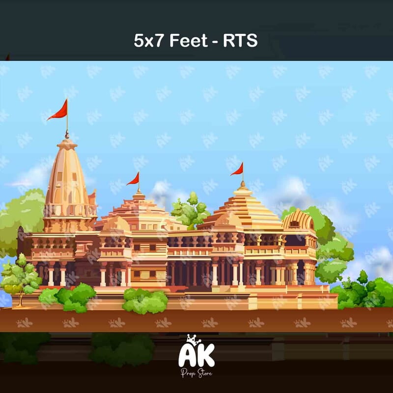Ram Mandir - 5x7 Feet