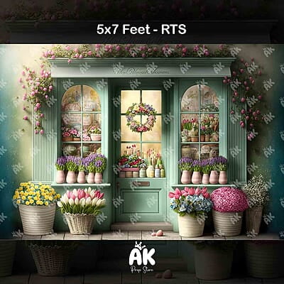 The Flower Shop - 5X7 Feet
