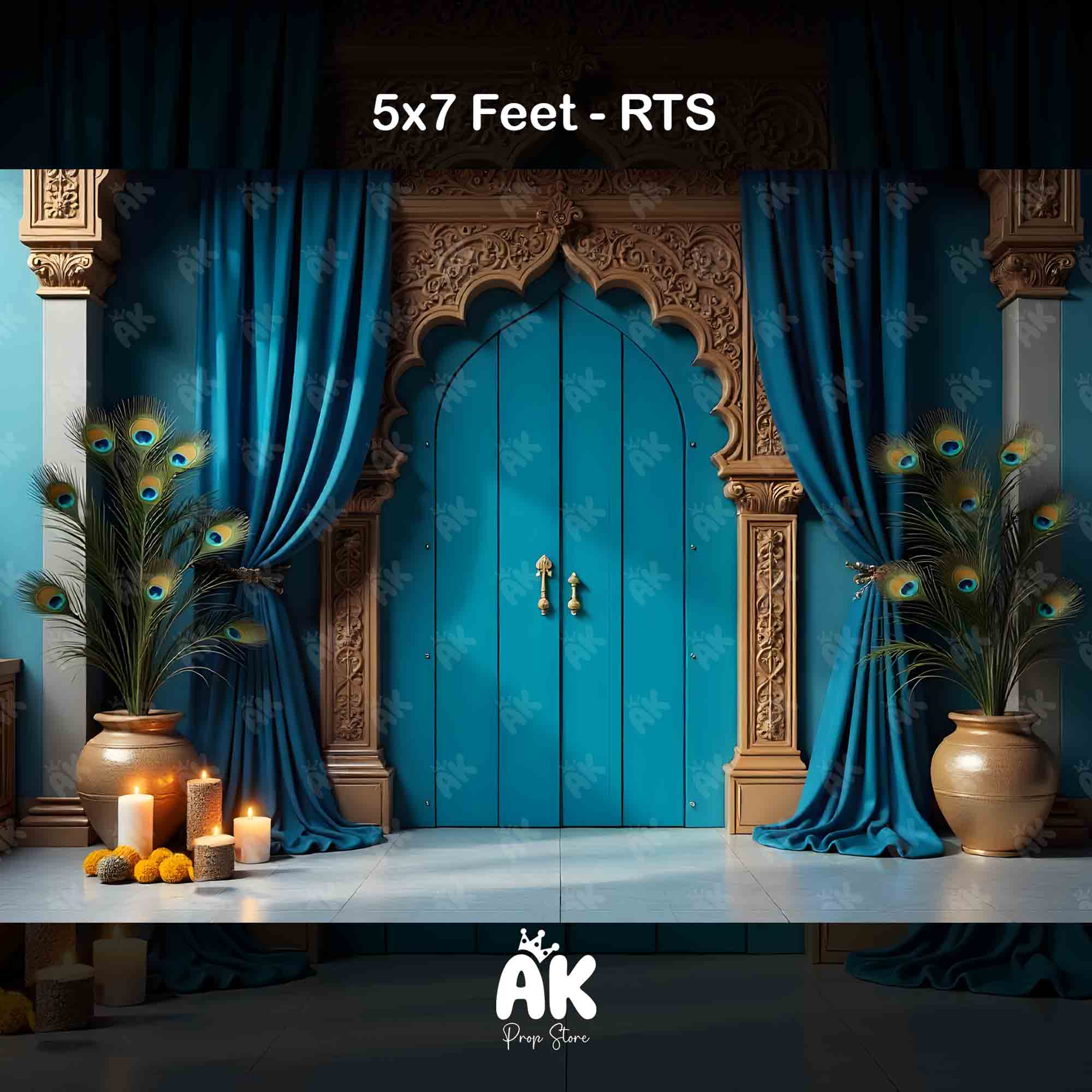Blue Veil Entrance - 5x7 Feet Blue Veil Entrance - 5x7 Feet