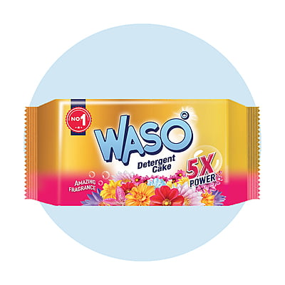 WASO | Gold Detergent Cake 250G (Pack of 12)