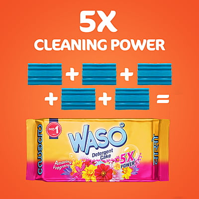 WASO | Gold Detergent Cake 250G (Pack of 12)