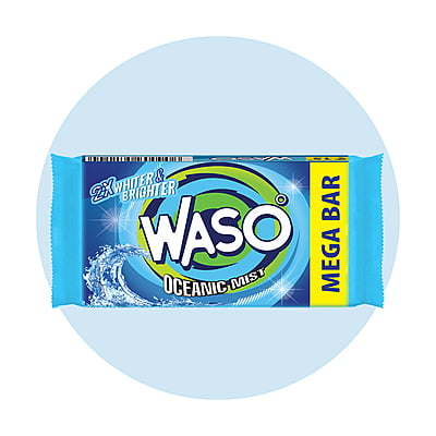 WASO | Oceanic Mist Detergent Cake 250G (Pack of 12) WASO | Oceanic Mist Detergent Cake 250G (Pack of 12)