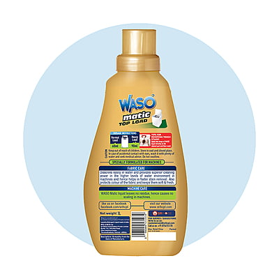 WASO | Top Load Detergent Liquid 1L (Pack of 2)