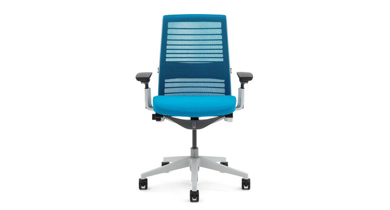 Seating Steelcase Think Blue Jay 3D Knit W/o Head Rest