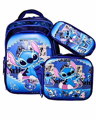 3D Disney print Cinnamoroll Three Piece Set Schoolbag Large Capacity Melody Lightweight Waterproof Schoolbag Lunch Bag Pencil Case 3 in set 3D Disney print Cinnamoroll Three Piece Set Schoolbag Large Capacity Melody Lightweight Waterproof Schoolbag Lunch Bag Pencil Case 3 in set