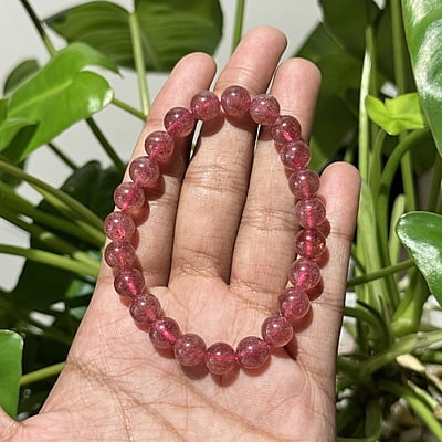 Strawberry quartz Crystal