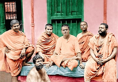 Swami Vivekananda - Bose Para Group Photo, Calcutta 1897