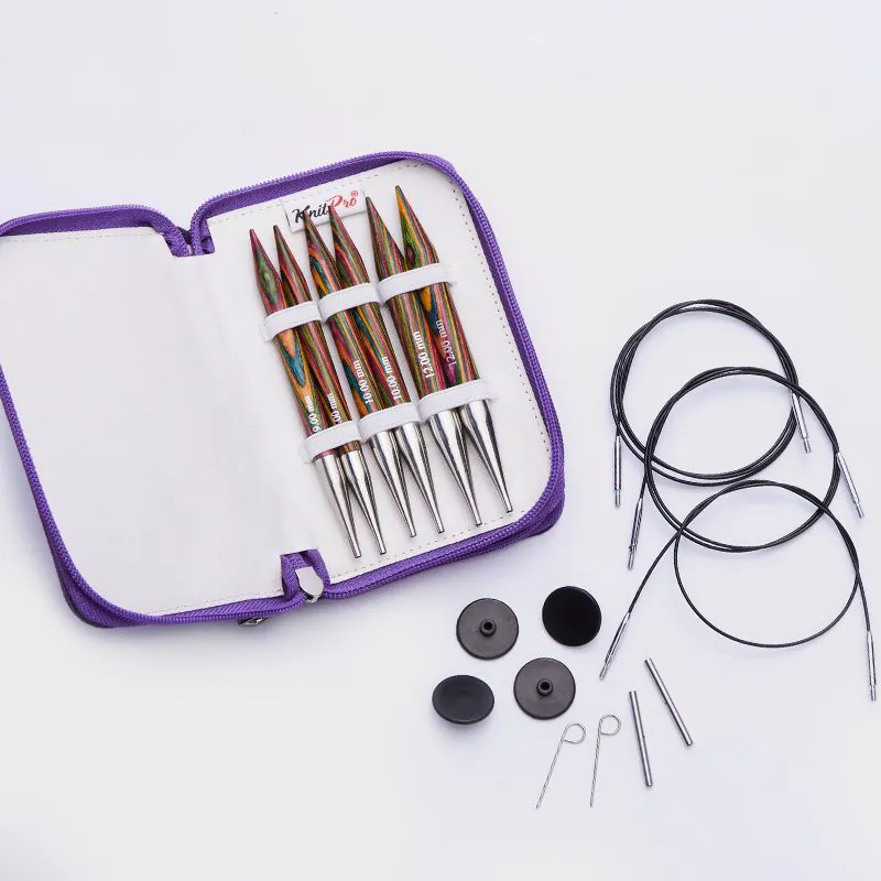 KnitPro Symfonie Chunky Interchangeable Needle Set 13cm/5"-20663 KnitPro Symfonie Chunky Interchangeable Needle Set 13cm/5"-20663