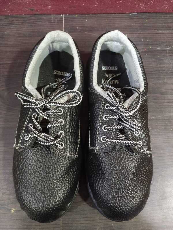 Polo Plus Men Synthetic Leather Safety Shoe