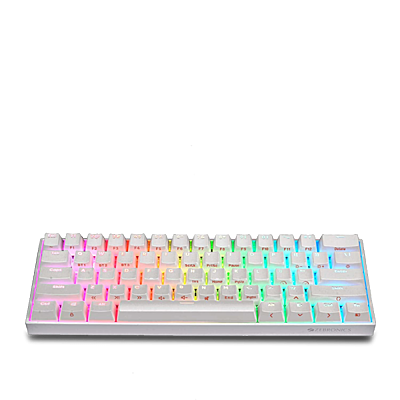 ZEBRONICS Zeb-Max Ninja 61 Keys Wireless Mechanical Keyboard ( White )