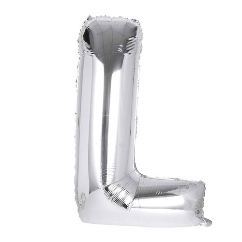 The Magic Balloons Store-16" Silver A foil Balloon Alphabets